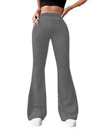 Women's High Waist Flare Yoga Pants, Stretchy Bell Bottom Leggings, 1 to 3 Pack - image 2