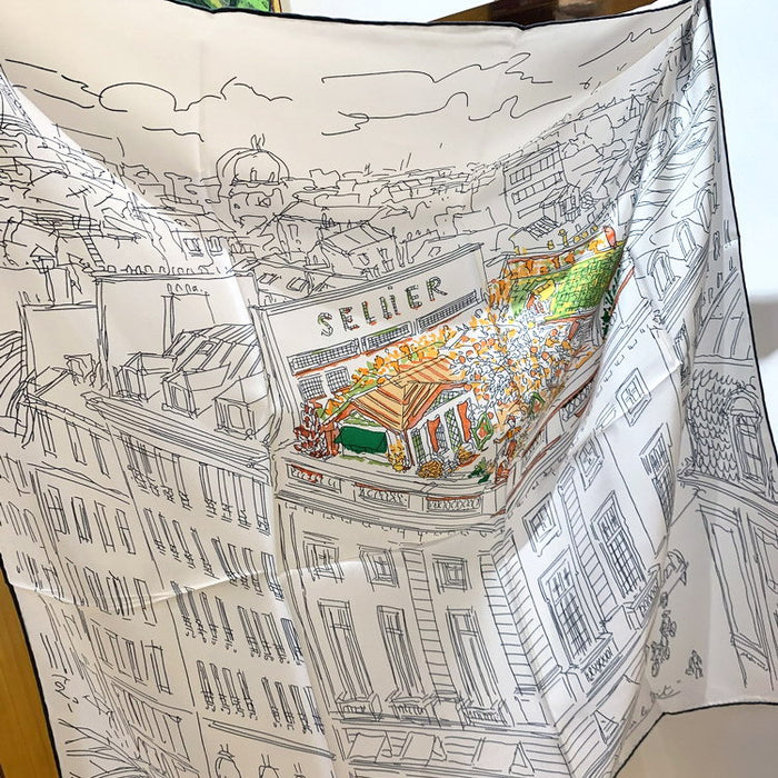 Large Square Silk Scarf