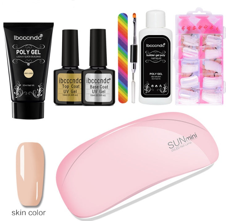 Nail Extension Gel Kit with 100 Forms