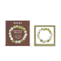Green Chip Bead Bracelet - image 2