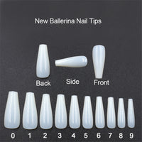 500 Clear Ballet Nail Tips - image 5
