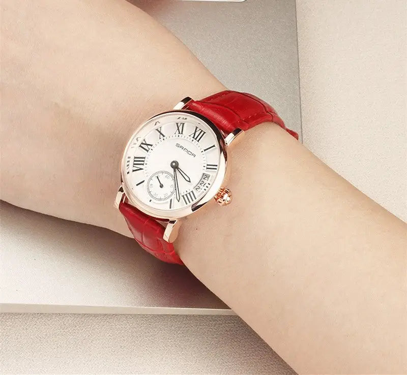 Reloj de cuarzo con correa delicada - image 3