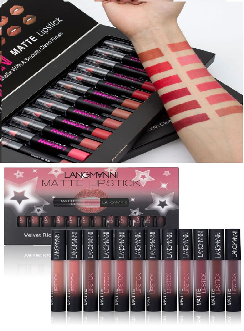 Waterproof Velvet Matte Lipstick Set - image 9