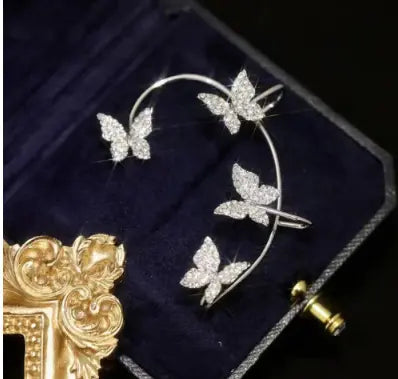 Butterfly Ear Cuff & Hook Earrings - image 4