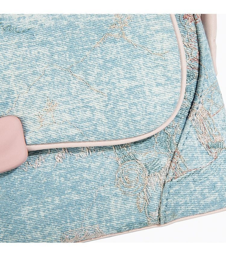 Embroidered Handbag Shoulder Bag - image 2