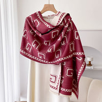 Warm Cashmere-like Thick Shawl Long Wild Scarf - image 8