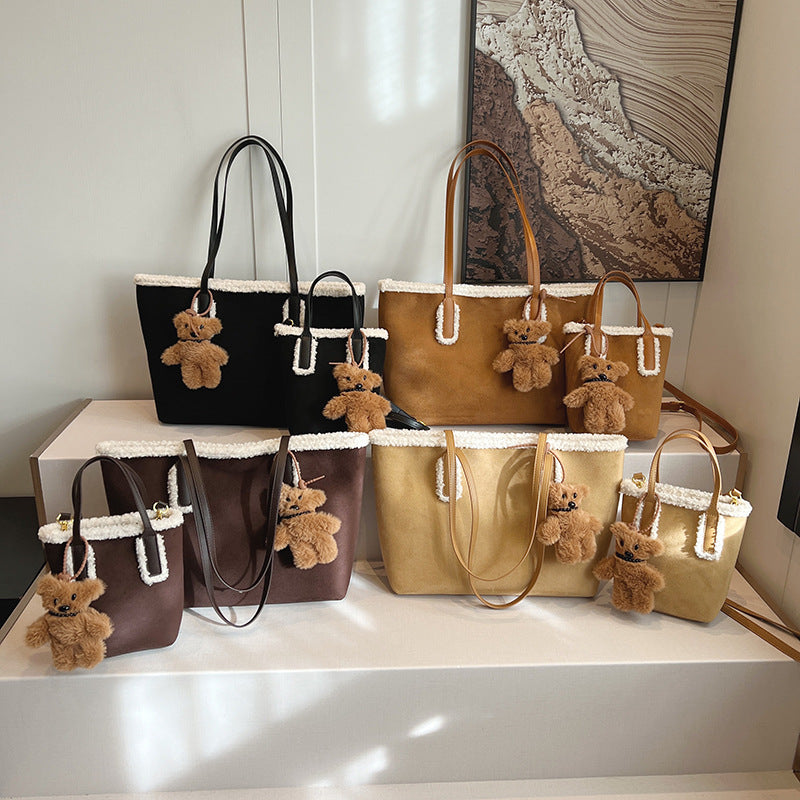 Fluffy Faux Fur Handbag - image 4