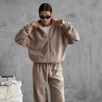 Women's Polar Fleece Cardigan Set - image 4