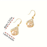 Pearl Drop Earrings - image 7