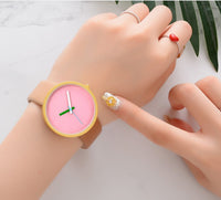 Gray Leather Quartz Watch - image 6