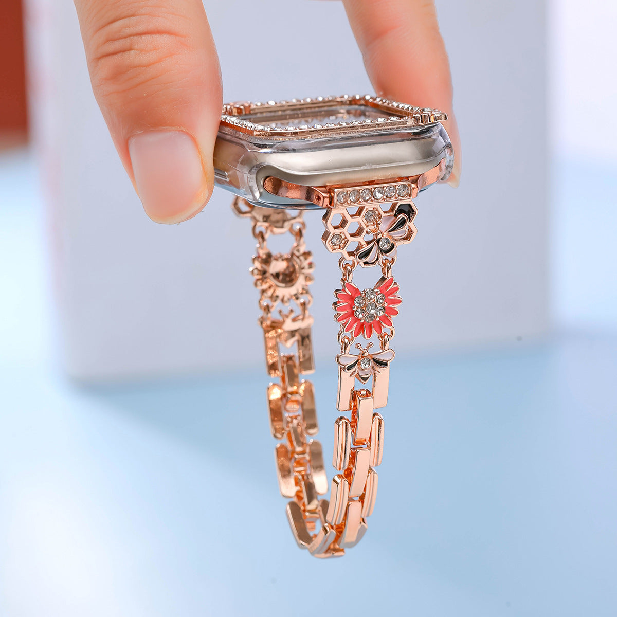Bee Charm Bracelet Band Compatible with Apple Watch - image 2
