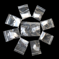 500 Clear Natural False Nail Tips - image 3