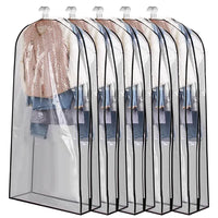 Paquete de 5 fundas transparentes para colgar ropa, antipolvo - image 3
