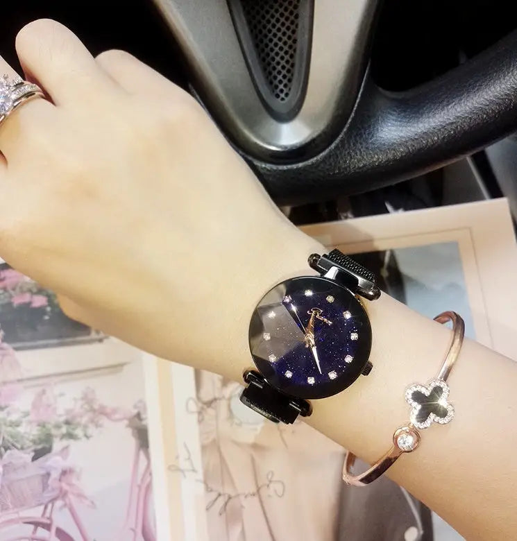 Reloj con esfera estrellada - image 4