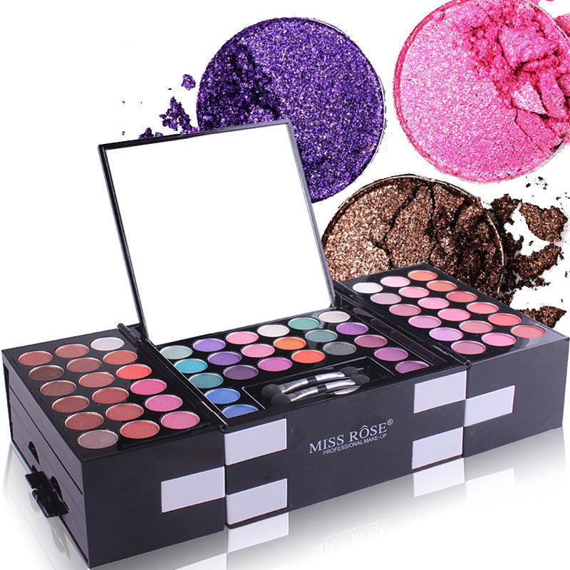 MISS ROSE 144-Color Eyeshadow and Blush Kit - image 3
