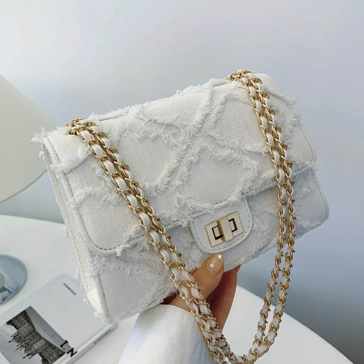 Bolso bandolera de mezclilla - image 9