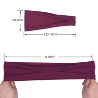 6 Pack Headbands For Women, Boho Wide Head Bands Hair Accessories - image 4