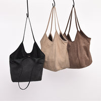 Suede Shoulder Bag - image 1