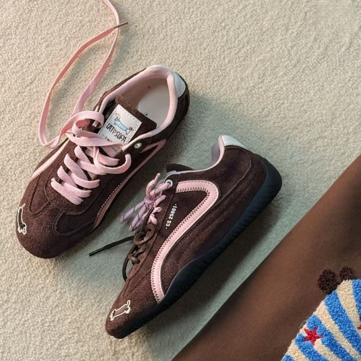 Women's Lace-Up Walking Sneakers - image 5