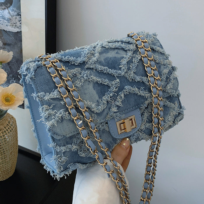 Denim Crossbody Bag