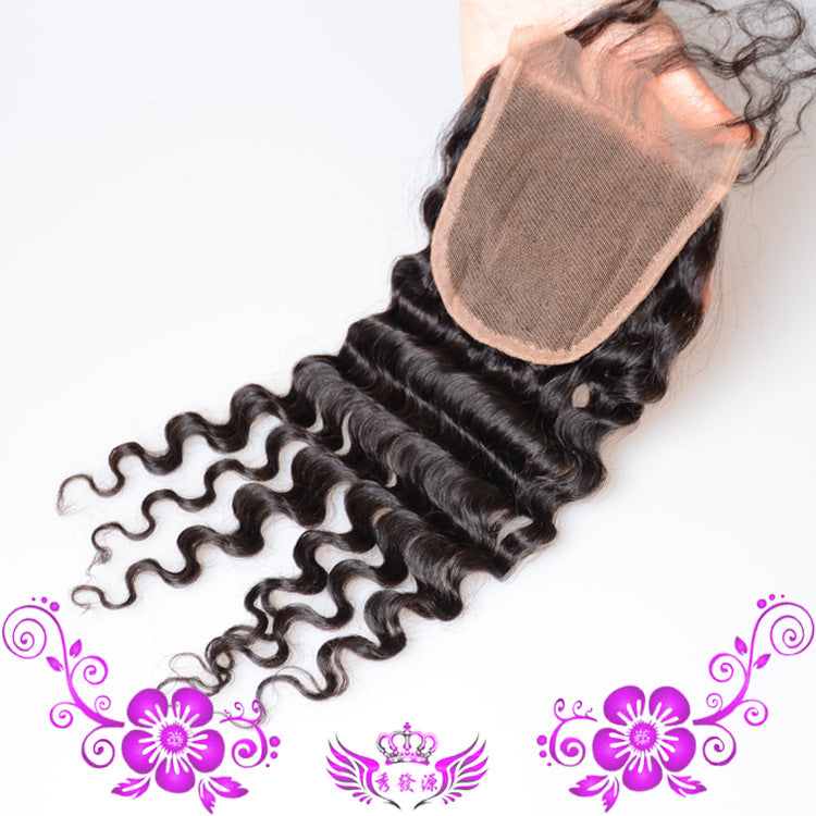 Human Hair Deep Wave Full Lace Wig - image 4