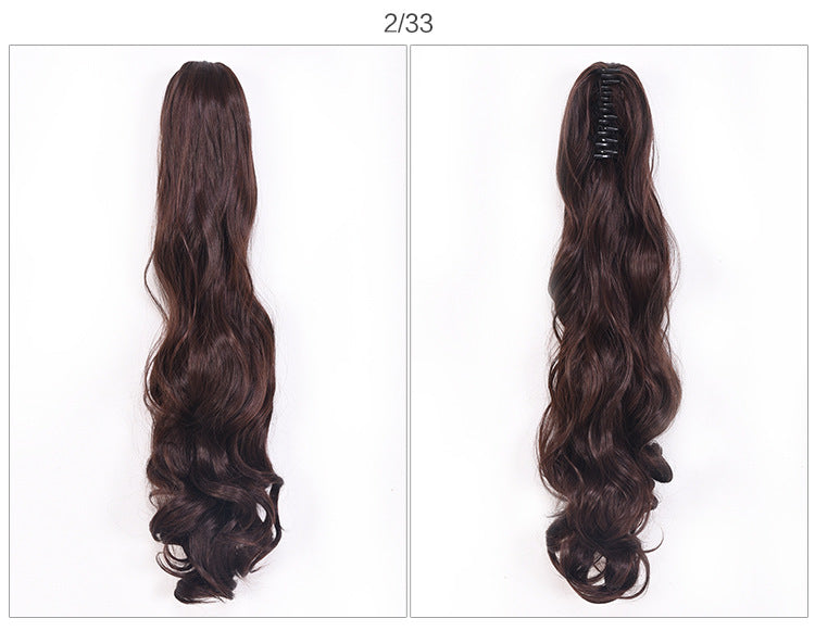 Curly Claw Clip Ponytail