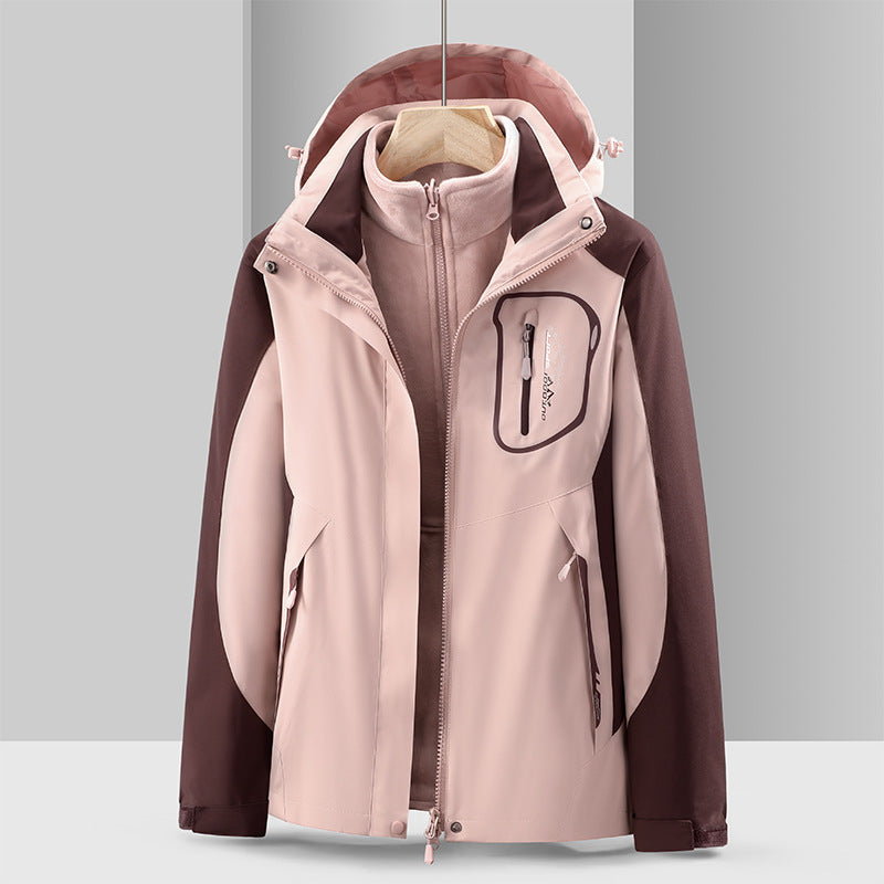 Women's 3-in-1 Waterproof Hooded Hiking Jacket - image 5