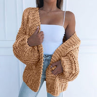 Women's Loose Long Sleeve Knit Cardigan - image 4
