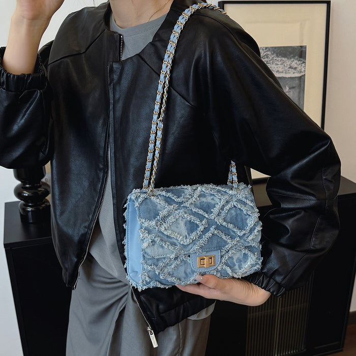 Denim Crossbody Bag