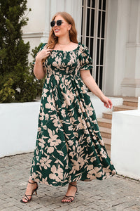 Plus Size Bohemian Print Midi Dress - image 7
