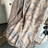 Cashmere-Feel Tassel Neck Warmer Scarf - image 6