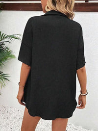 Women's Button Top & Lace-Up Pants Set - image 7