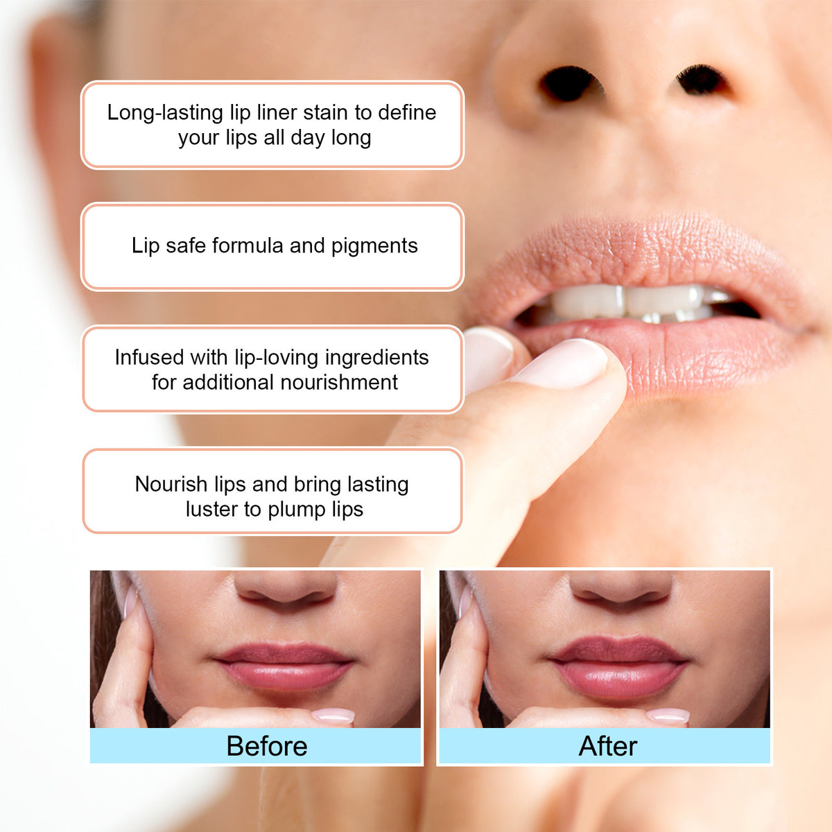 Waterproof Peel-Off Lip Liner - image 6