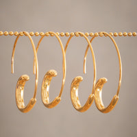 Gold Stainless Steel Earrings - image 3