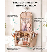 Travel Toiletry Bag For Women, Puffy Hanging Toiletry Bag With Hook - image 6