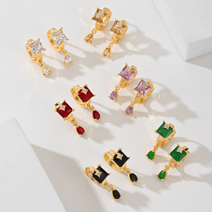 Classic Gold Plated Statement Earrings