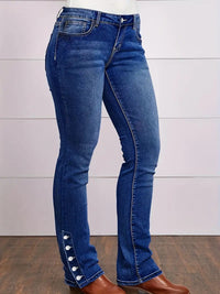 Mid-Rise Classic Blue Skinny Jeans - image 6