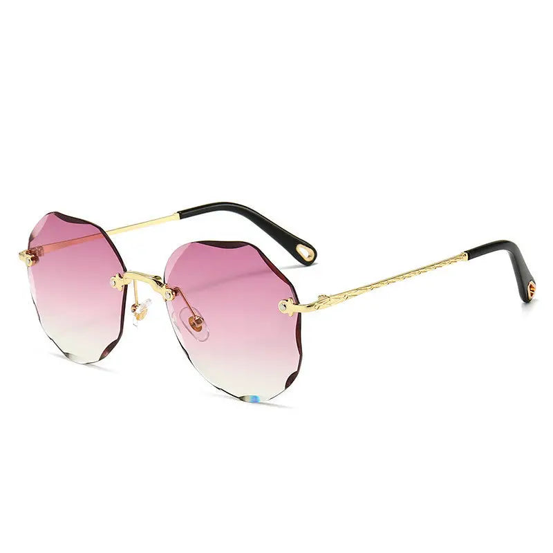 Gafas de sol poligonales sin montura - image 5