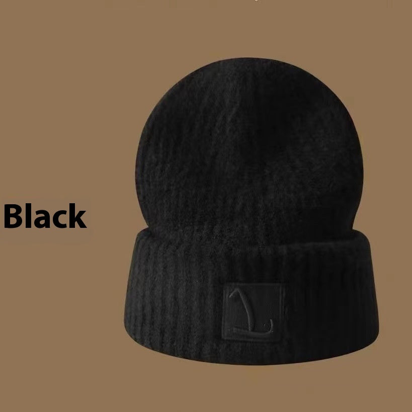 Autumn And Winter Warm-keeping And Cold-proof Ear Protection Beanie Hat Makes Face Look Smaller Knitted Hat - image 7