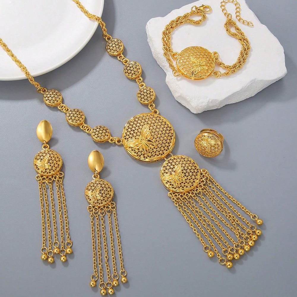Butterfly Crystal Jewelry Set
