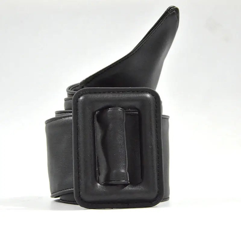 Cinturón ancho de gamuza - image 3