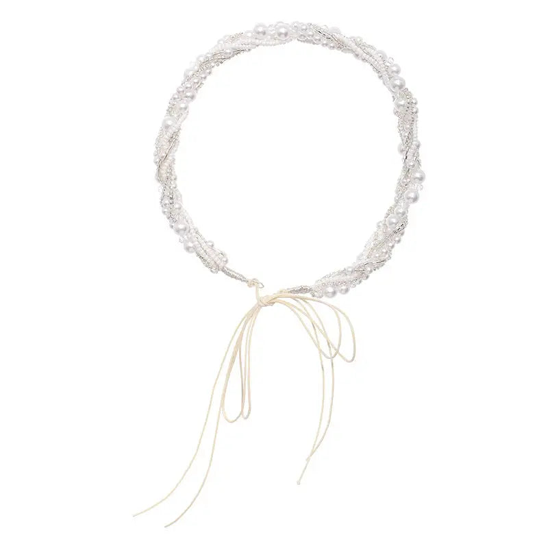 Diadema de perlas para novia - image 3