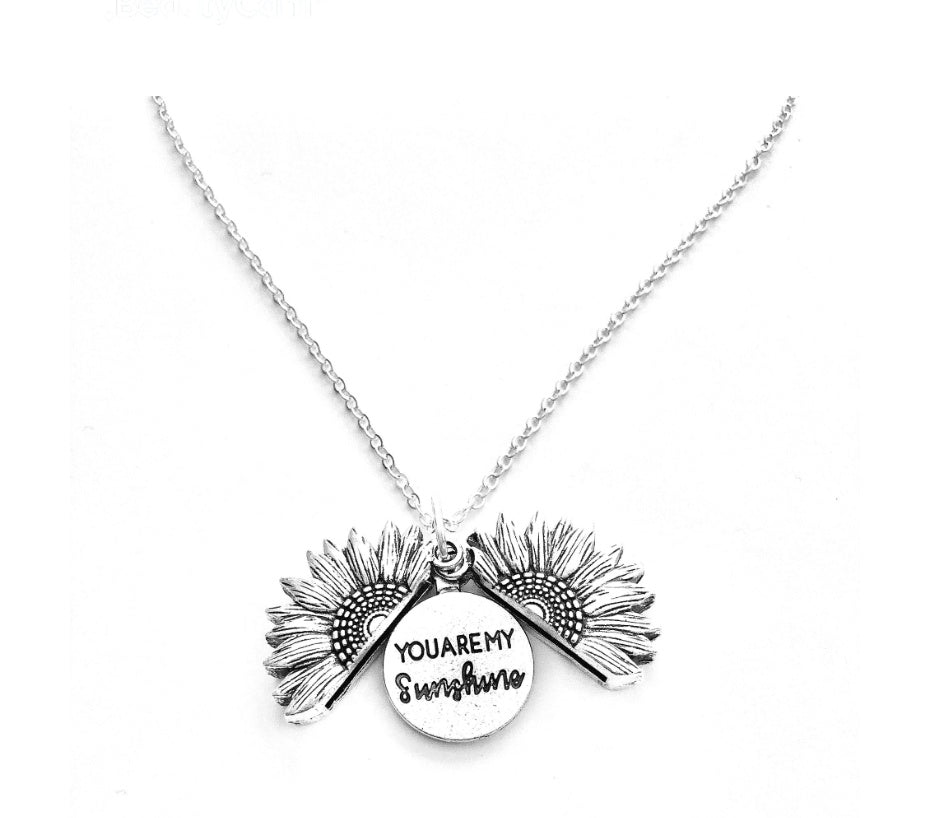 Collar relicario de girasol You Are My Sunshine - image 12