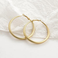 Gold Statement Earrings - image 8