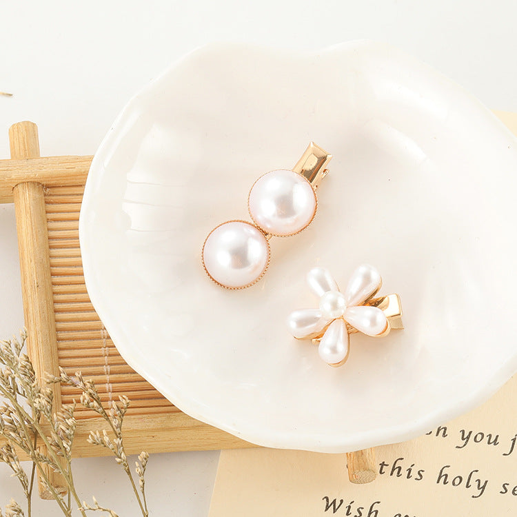 Pearl Bow Hair Clip - image 4