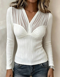 Women's Stretch Long Sleeve Base Layer Top - image 4