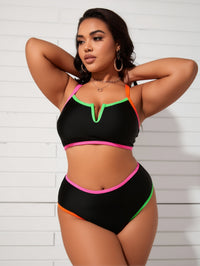 Elegant And Fashionable Women's Style Women's Swimsuit For Beach Vacation Stylish One Piece With High Neck - image 5