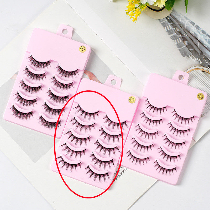 5 Pairs Natural Wispy Manga False Lashes - image 9