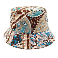 Paisley Bucket Hat Color Matching Printing Double-sided Wear - image 9