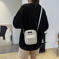 Corduroy Canvas Crossbody Bag - image 1